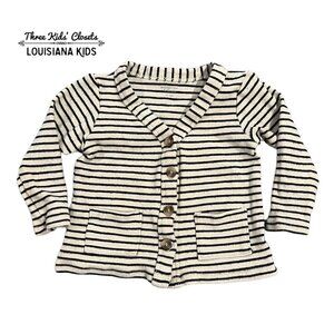 Woodmouse & Thistle 12-24m Striped Cardigan Sweater